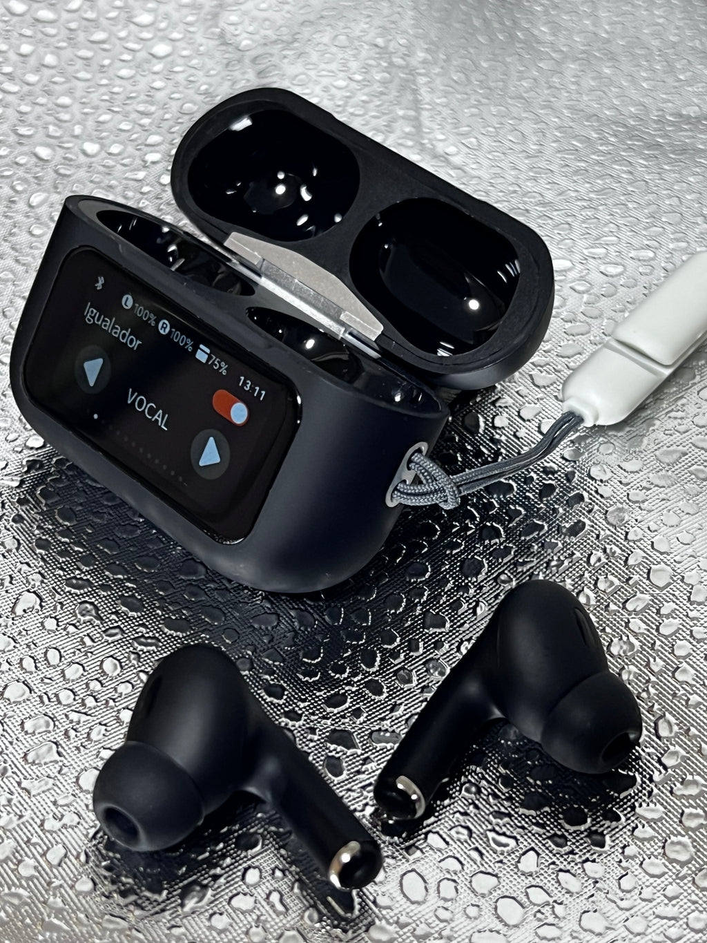 Audífonos Inalámbricos SmartBuds A9 Pro con Pantalla Táctil